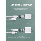 Adaptateur USB Ugreen USB-A 2.0 vers USB-C Femelle Noir (50568)