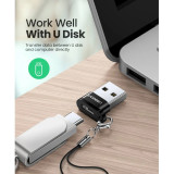 Adaptateur USB Ugreen USB-A 2.0 vers USB-C Femelle Noir (50568)
