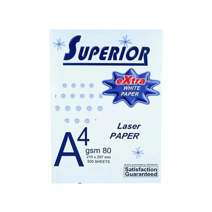 Papier Superior PPA4-SUPR RAMETTE BLANC A4 80G 500 FEUILLES