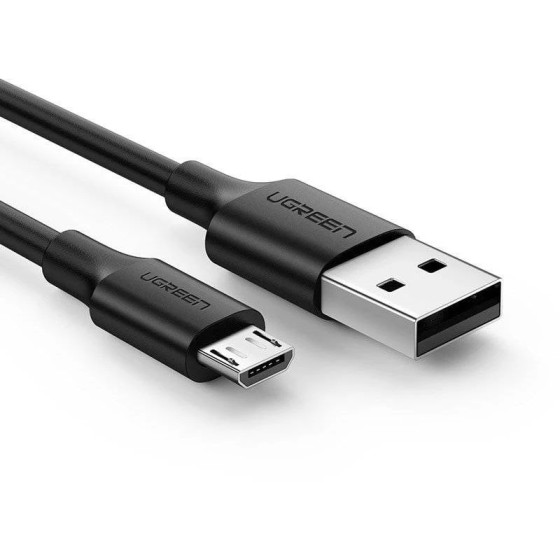 Câble Ugreen USB-A vers Micro USB 2A 1m Noir (60136)