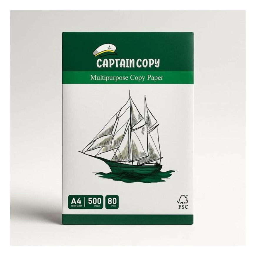 Ramette papier A4 80g Captain Copy 500 feuilles (65500135)