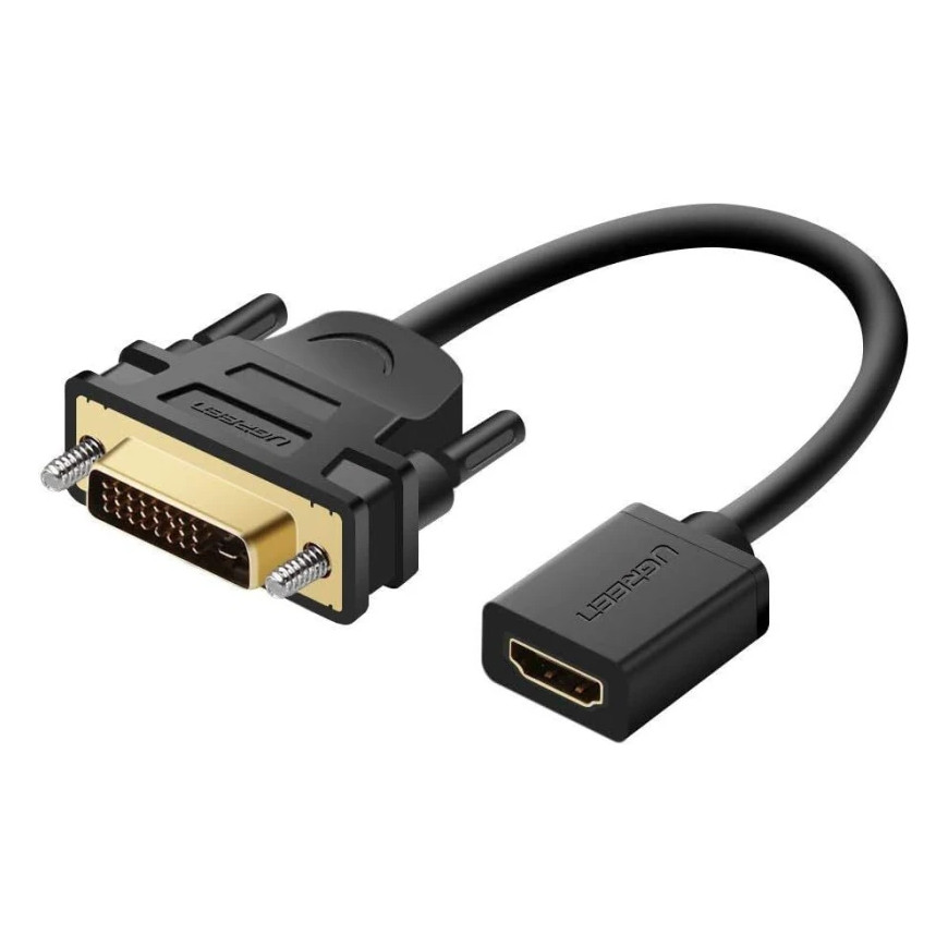 Adaptateur Vidéo Ugreen DVI Mâle vers HDMI Femelle (20118)