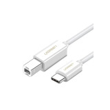 Câble Ugreen 40560 Cable USB 1m USB-C 2.0 To USB-B Blanc