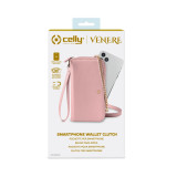 Etui Portefeuille Celly VENERE Etui Portefeuille Universel Rose (VENEREBP)