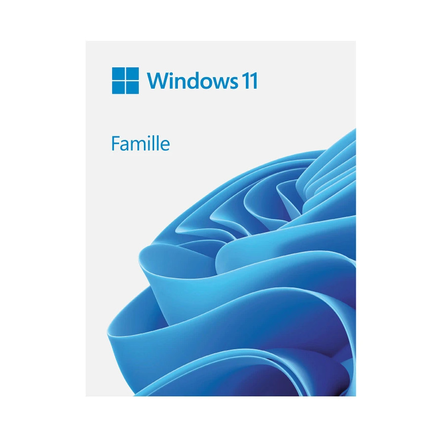 Microsoft Windows 11 Famille 64 bits Français - Licence originale (KW9-00636)