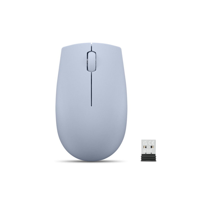 Souris Lenovo compacte sans fil 300 - Frost Blue, avec batterie (GY51L15679)