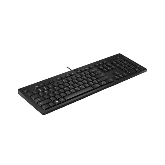 Clavier HP filaire 125 G2 USB - Disposition FR/AR - Ergonomique et durable (AY2Y7AA AB6)