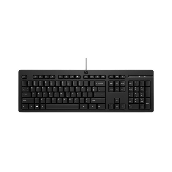 Clavier HP filaire 125 G2 USB - Disposition FR/AR - Ergonomique et durable (AY2Y7AA AB6)