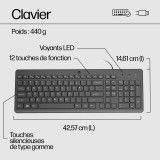 Souris Hp et clavier 100 filaires (240J7AA)