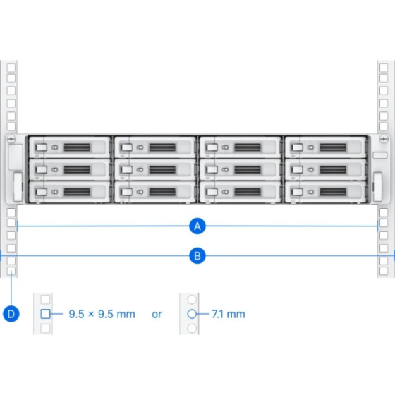 Kit rail coulissant Synology RKS-02 pour RackStation (RKS-02)
