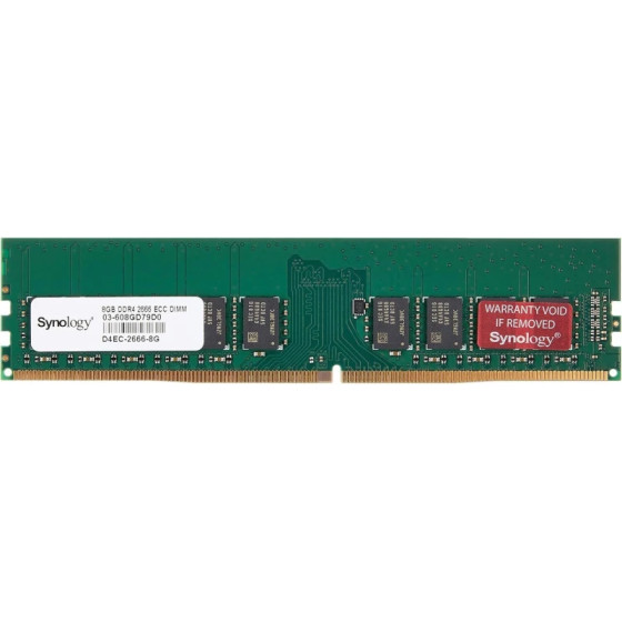 Mémoire RAM Synology 8Go ECC DDR4 pour serveur NAS (D4EC-2666-8G)