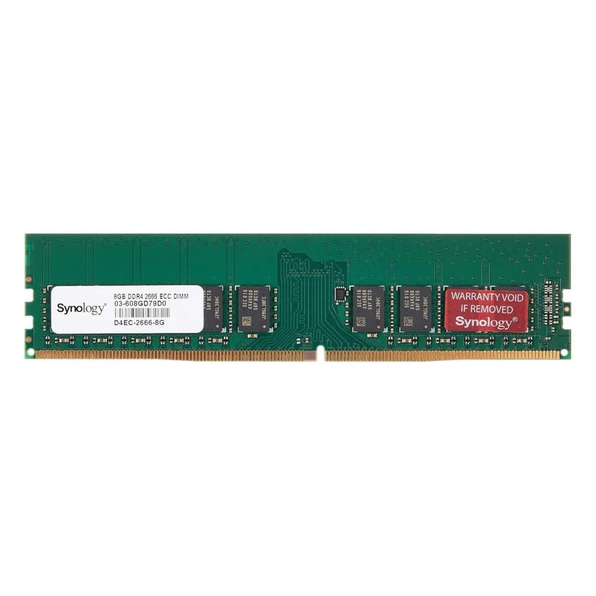 Mémoire RAM Synology 8Go ECC DDR4 pour serveur NAS (D4EC-2666-8G)
