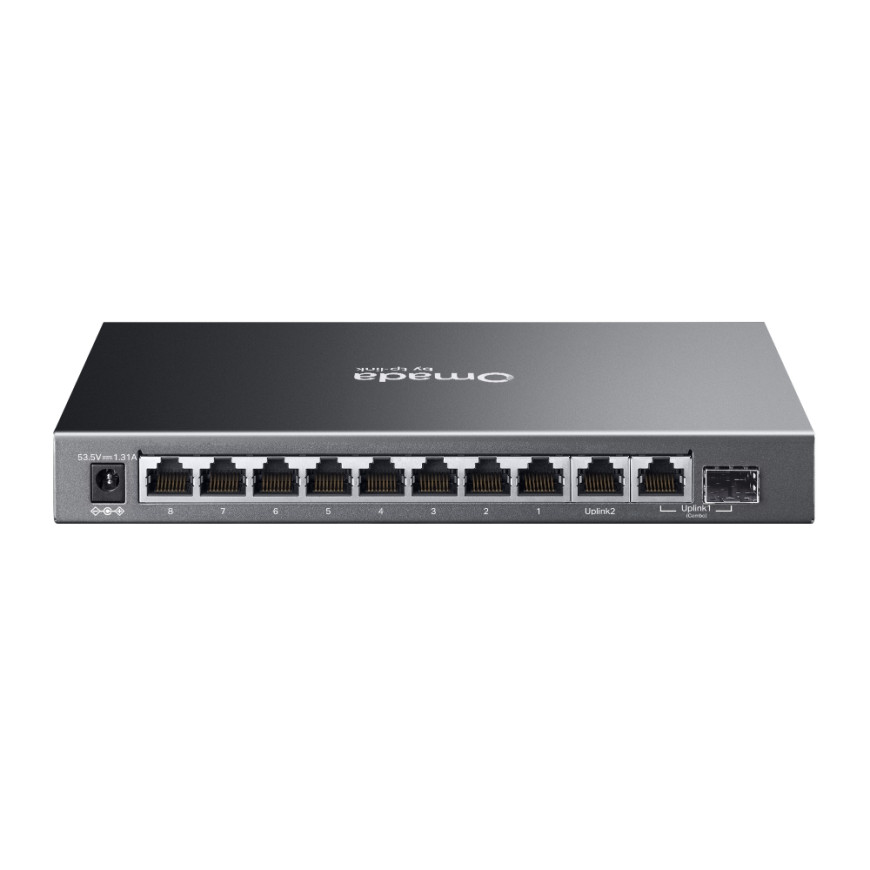 Switch TP-Link Omada ES210GP Easy administrable 10 ports Gigabit avec 8 ports PoE+ (ES210GP)