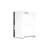 Serveur Qnap TS-233 de Stockage NAS Mini Tour Ethernet/LAN Blanc Cortex-A55