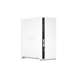 Serveur Qnap TS-233 de Stockage NAS Mini Tour Ethernet/LAN Blanc Cortex-A55