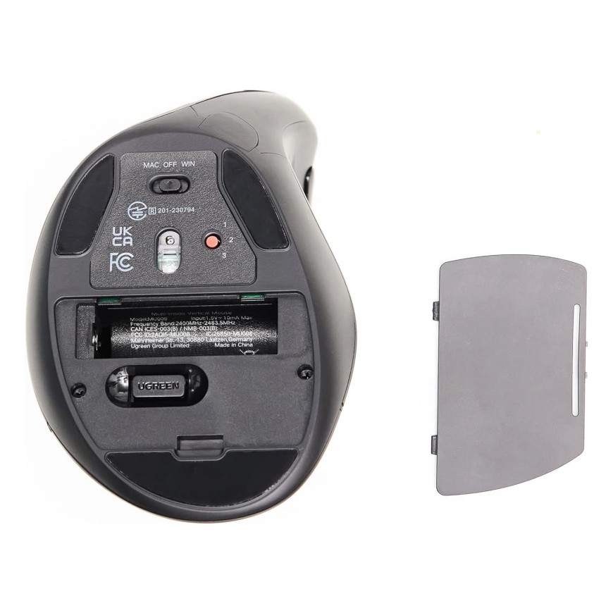 Souris Ugreen verticale Wireless MU008 Noir (25444)