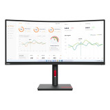 Ecran Lenovo 63D4GAT1EU ThinkVision T34w-30 LED Display 86,4 Cm (34') 3440 X 1440 Pixels Wide Quad HD Noir