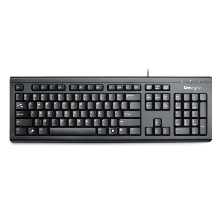Clavier filaire Kensington ValuKeyboard USB - AZERTY (1500109FR)