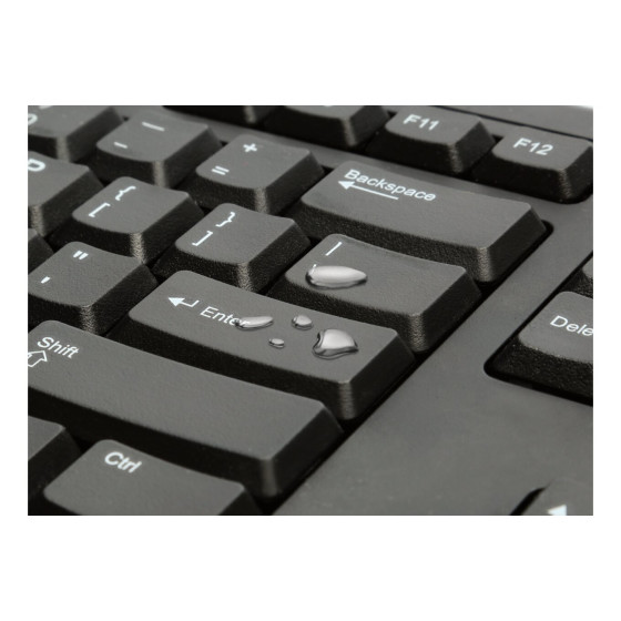 Clavier filaire Kensington ValuKeyboard USB - AZERTY (1500109FR)