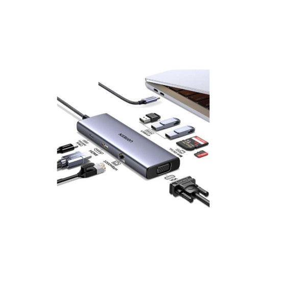 UGREEN Station d'accueil USB-C 9 en 1 (15600)