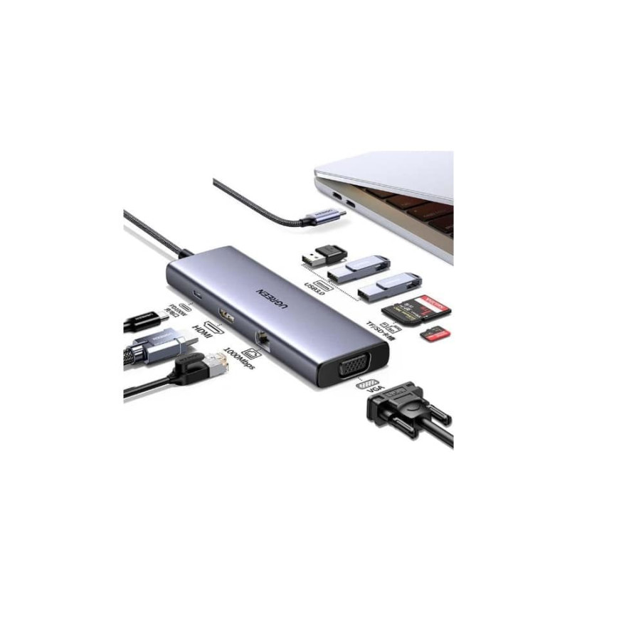 UGREEN Station d'accueil USB-C 9 en 1 (15600)