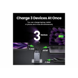 Chargeur Rapide Ugreen 100W GaN 2C1A avec Câble 1.5m USB-C (25874)