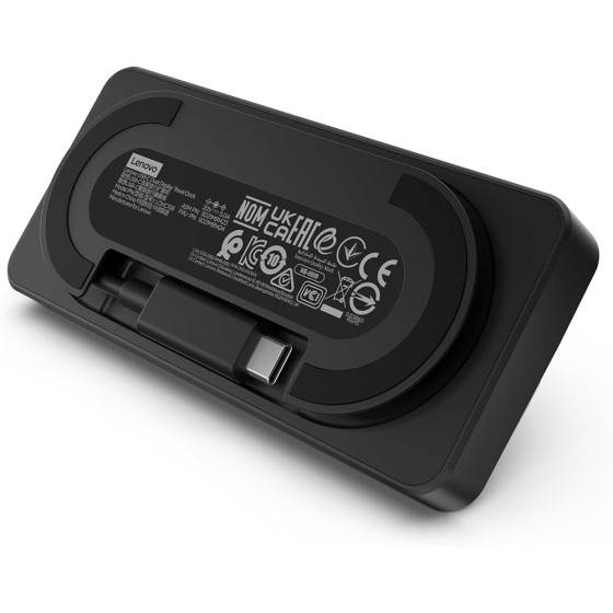 Station d'accueil de voyage Lenovo USB-C pour deux écrans - avec adaptateur (40B90100EU)
