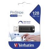 CLE USB Verbatim Pinstripe USB 3.2 128 GB Black (49319)