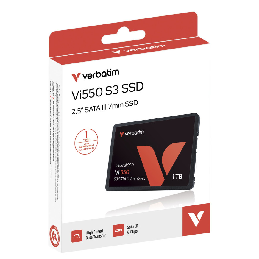 SSD Interne Verbatim 1TB S3 2.5 Verbatim VI550 (49353)