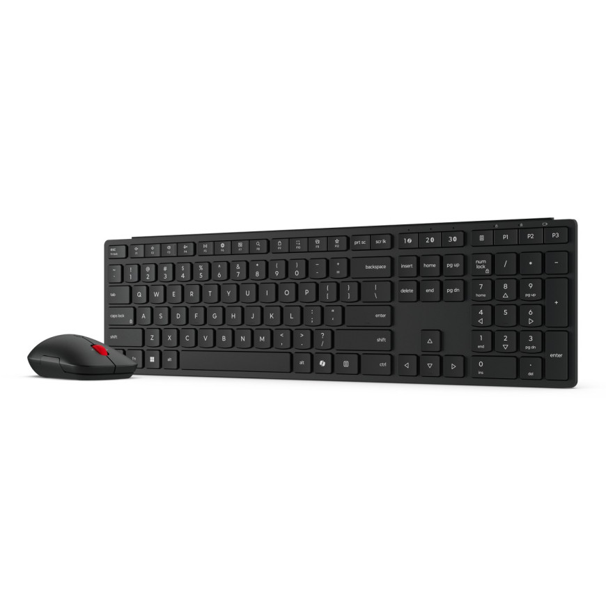 Pack clavier et souris Lenovo 6000 sans Fil Multi-Mode Pro Wireless Combo (4X31S04821)