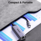 UGREEN Adap Aluminium USB-C to RJ45 GRIS (50737)