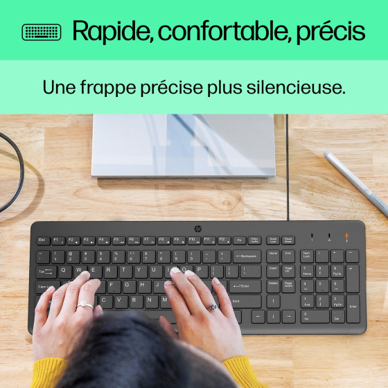 Clavier filaire HP 150 Français (AZERTY) (664R5AA)