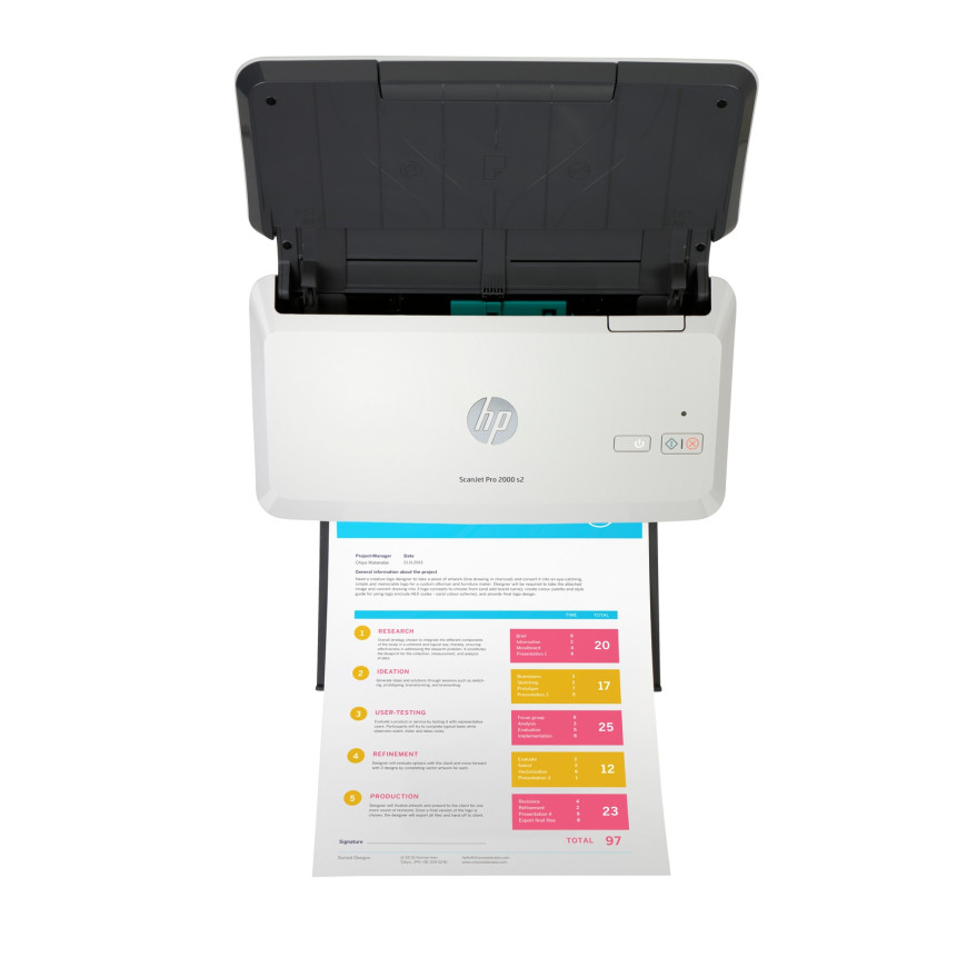 Scanner HP scanjet Pro 2000 S2 (6FW06A)