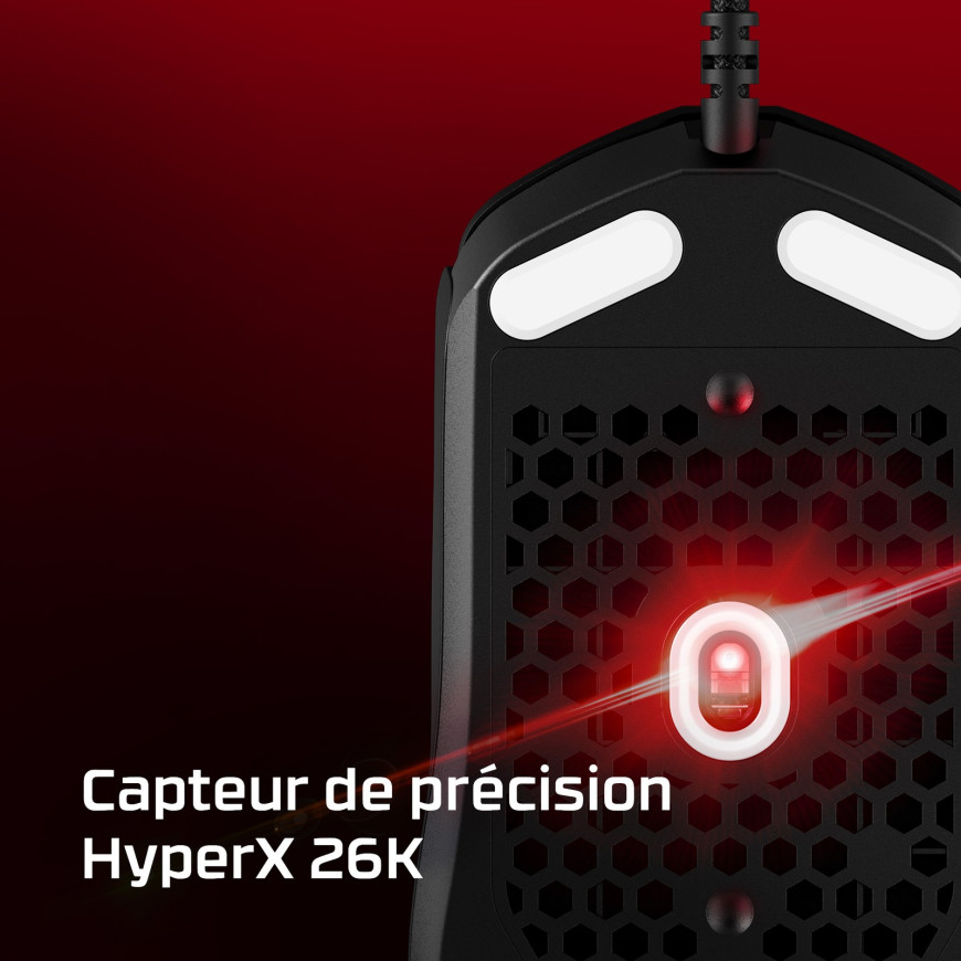 Souris de jeu filaire HyperX Pulsefire Haste 2 (6N0A7AA)