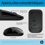 Souris sans fil double connectivité HP Z3700 (758A8AA)