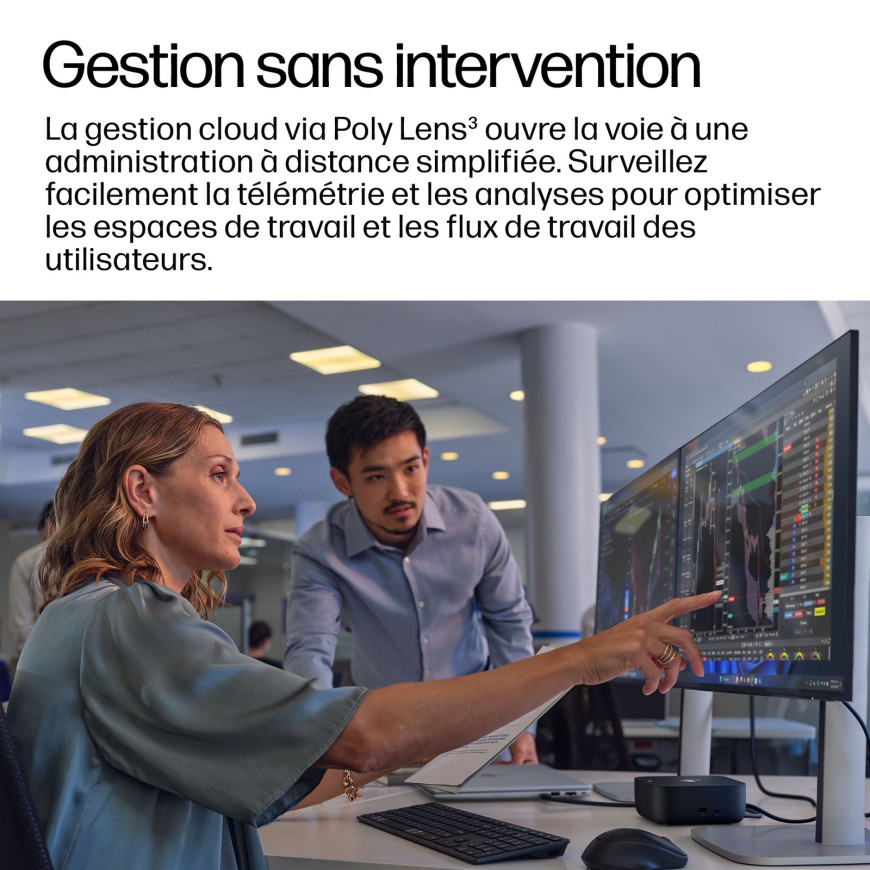 Station d’accueil HP USB-C 100W G6 - Docking Station universel Multiport (9X3V1UT)