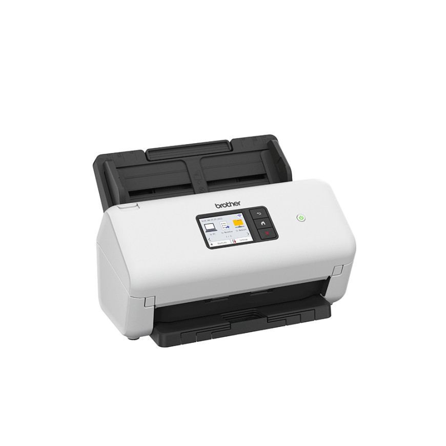 Scanner de documents bureautique, recto-verso, 70 ppm/35 ipm, chargeur ADF 60 f., Ethernet, Wi-Fi (ADS-4500W)