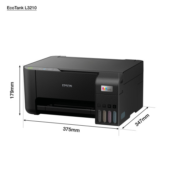 Imprimante multifonction à réservoirs rechargeables Epson EcoTank L3210 (C11CJ68403)