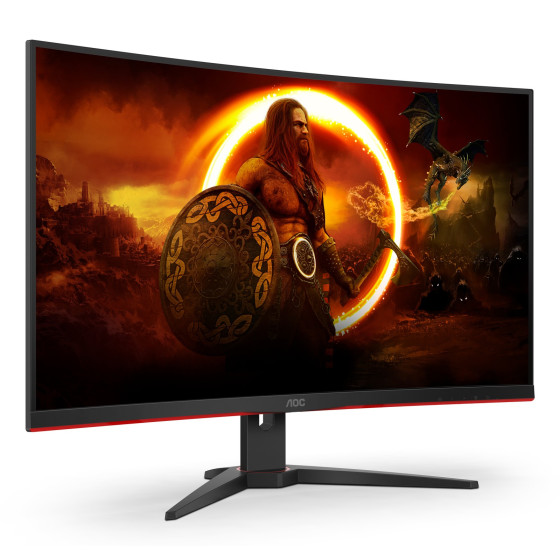 AOC 31.5" LED - C32G2ZE MONITOR | Full HD 1080p - 1920 x 1080 pixels - 1 ms (MPRT) - Format 16/9 (C32G2ZE/BK)