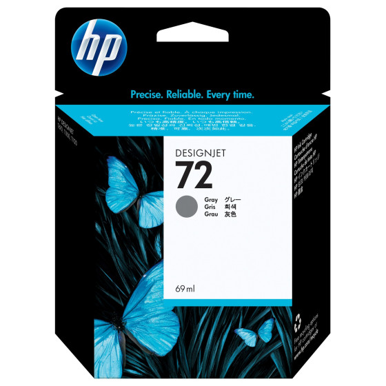 Cartouche d'encre HP 72 gris 69 ml - HP d'origine (C9401A)