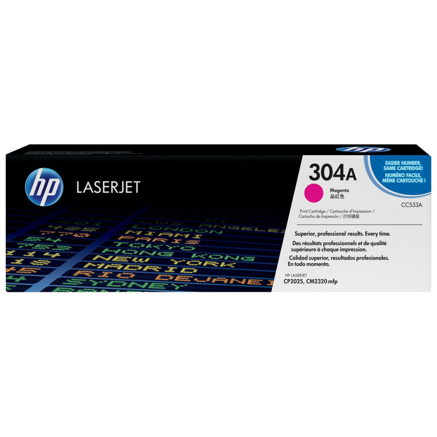 Toner HP 304A magenta (CC533A) - HP LaserJet d'origine