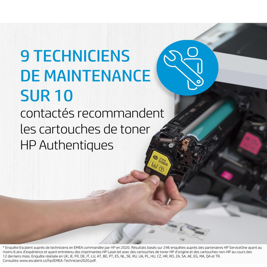 HP 504X noir (CE250XD) - pack de 2 toners grande capacité HP LaserJet d'origine