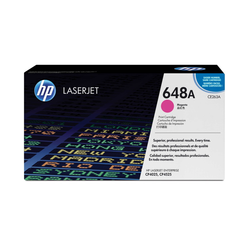 Toner HP 648A magenta (CE263A) - HP LaserJet d'origine