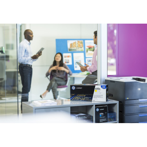 Toner HP 650A cyan (CE271A) - HP LaserJet d'origine