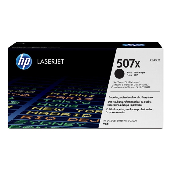 Toner HP 507X noir (CE400X) - grande capacité HP LaserJet d'origine