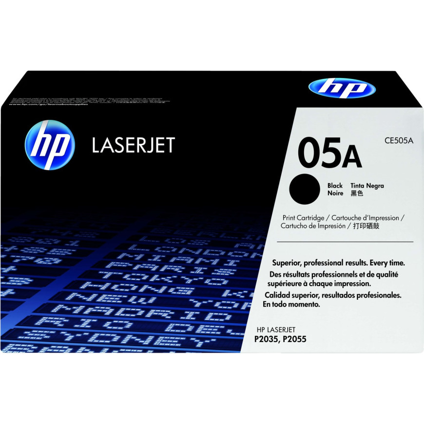 Toner HP 05A noir (CE505A) - HP LaserJet d'origine