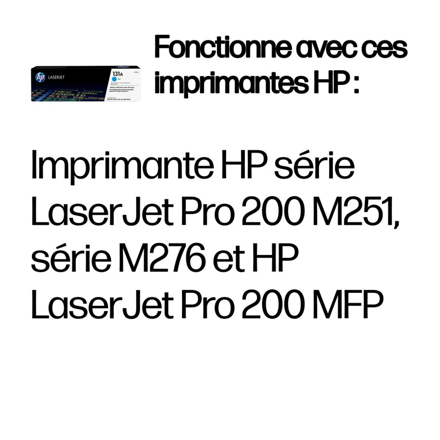 Toner HP 131A cyan (CF211A) - HP LaserJet d'origine