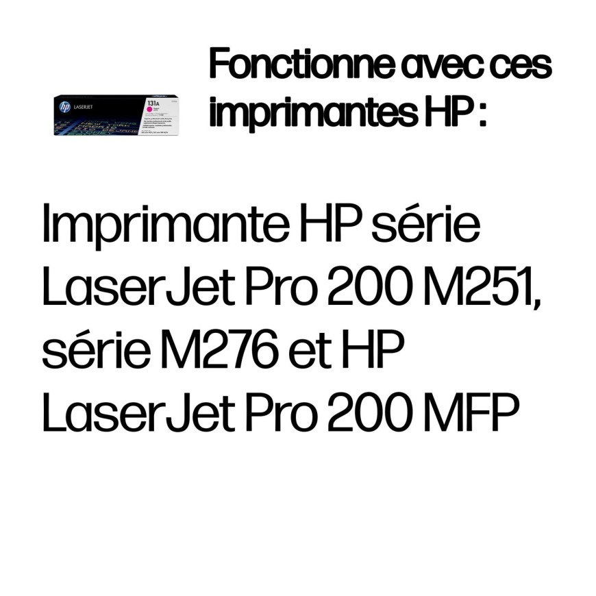 Toner HP 131A magenta (CF213A) - HP LaserJet d'origine