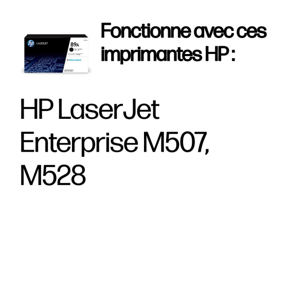 Toner HP 89A noir (CF289A) - HP LaserJet d'origine