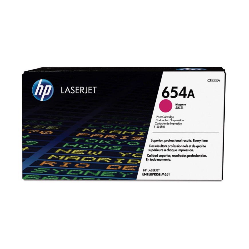 Toner HP 654A magenta (CF333A) - HP LaserJet d'origine